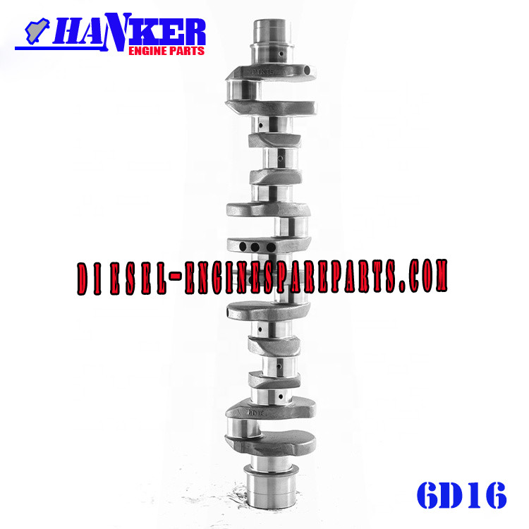 Mitsubishi 6D16C Diesel Engine Crankshaft HR 45 Hardness
