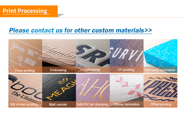 Custom Eco Friendly Shipping Box Folding Kraft Paper Box With Logo