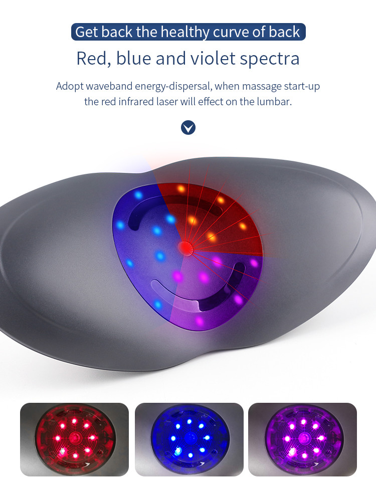 Electric Lower Back Lumbar Back Massager Percussion Pain Relief 240V