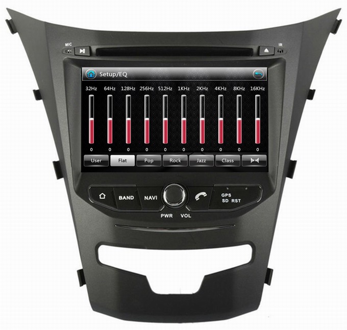 Ouchuangbo 8"Touch Screen DVD Radio Player Ssangyong Korando 2014 GPS Navi Bluetooth iPod SD USB SWC OCB-8067A