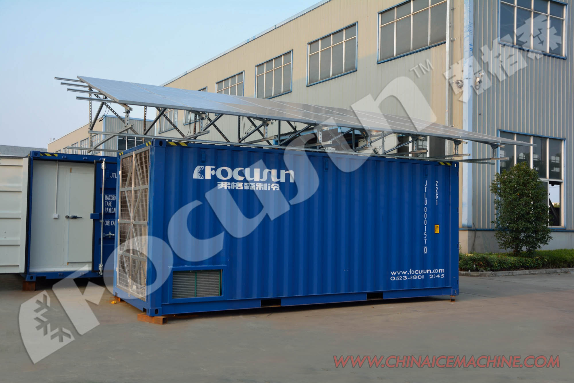 Video Outgoing-Inspection Provided 20GP Solar Powered Cold Room with R404A Refrigerant