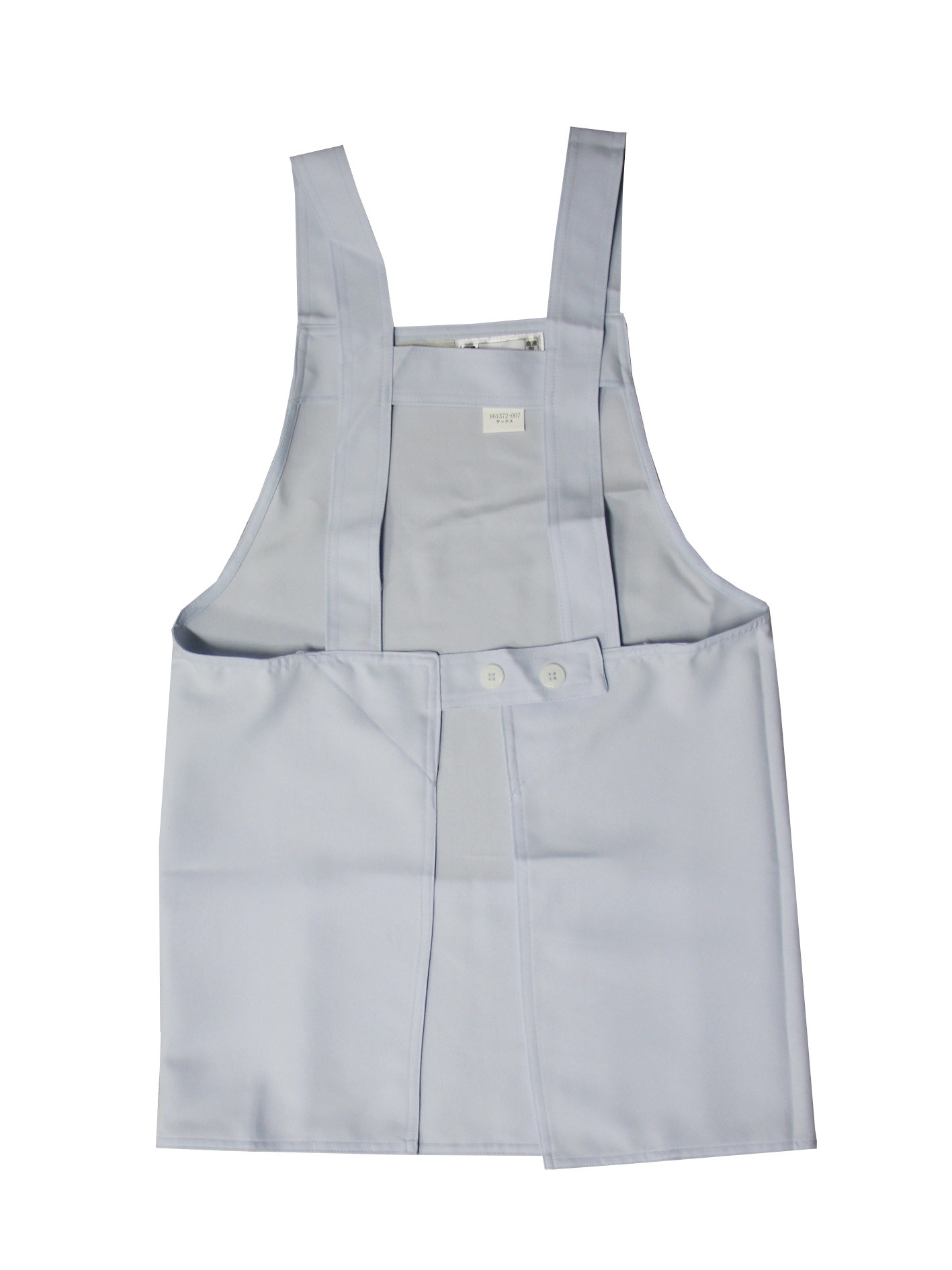 195G Polyester 80% Cotton 20% Chef Works Bib Apron Light Blue With Buttons