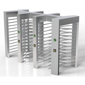 Buy cheap Mechanism Double Full Height Turnstile With IP54 Protection Level product