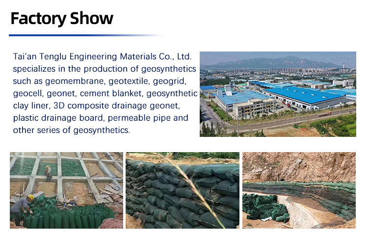Industrial Design Style Made in Geobag for Environment Protection and Slope Greening