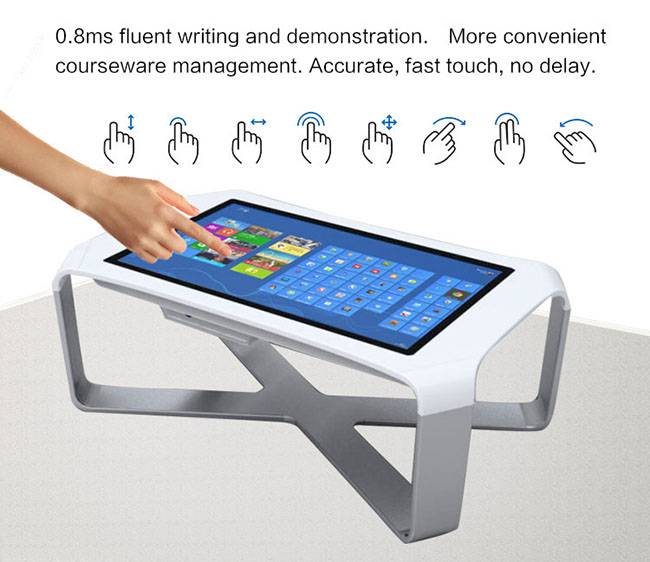 X-Type Windows Touch Screen Table With Capacitive Touch Screen For Sale 