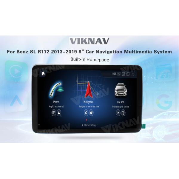 Viknav 8Inch Android Car Radio With Screen Multimedia Player For Mercedes Benz SL SLK SLC R172 2013-2019 GPS 2Din NTG5.0