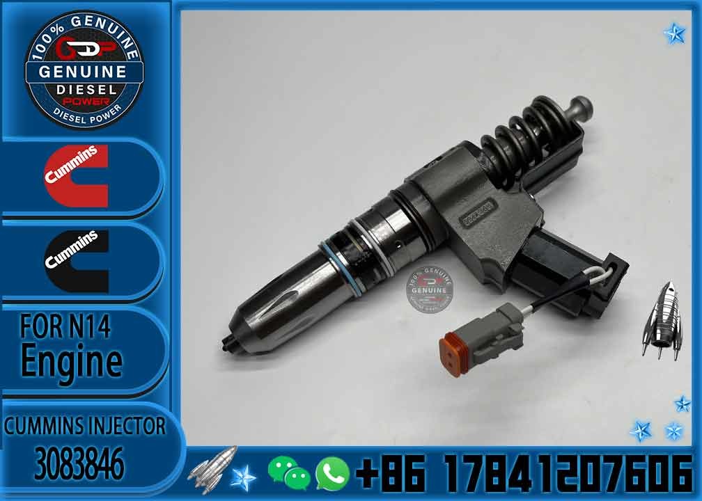 3083846 Diesel Fuel Injector N14 Common rail injector 3095086 3609796 3095040 3411763
