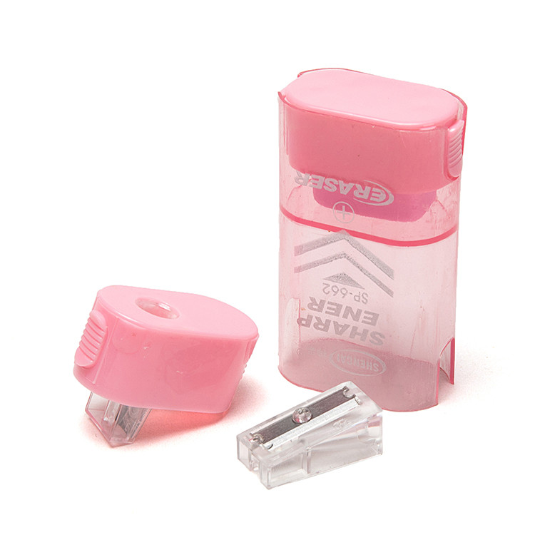 Manual Eraser School Pencil Sharpener Single Hole