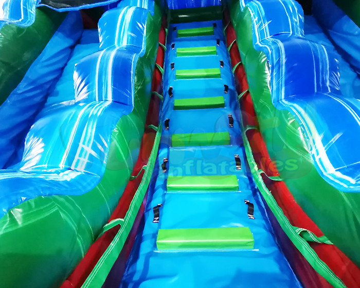 EN71 Advertisement Commercial Bounce House With Water Slide