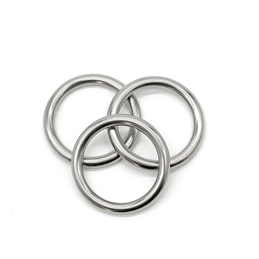 Durability Stainless Steel Rigging Rings Corrosion Resistance Various Sizes Available