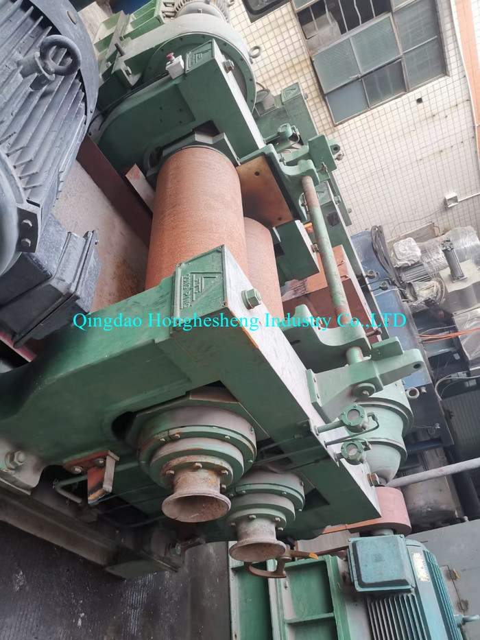 450V Second Hand Used Rubber Open Mill Two Roll Mixing Mill Machine