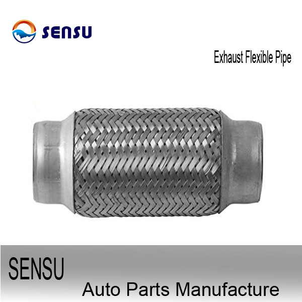 Universal 2'' Id Flexible Exhaust Pipe 51mm*150mm Stainless Steel Braided Exhaust Hose