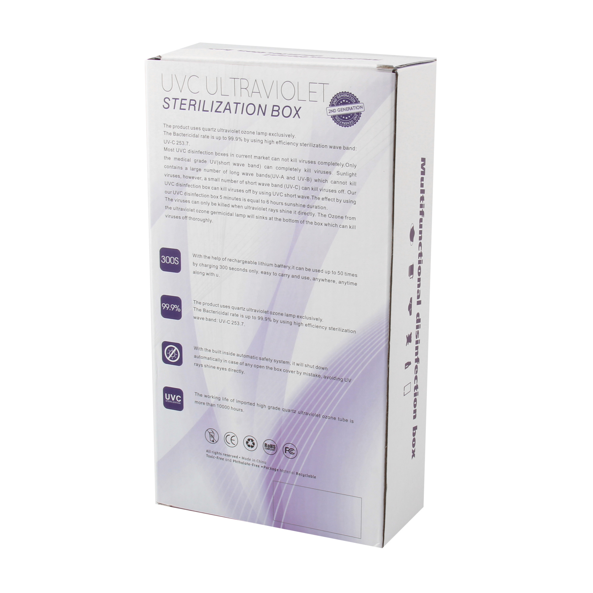 Ultraviolet Light Mobile Phone Disinfection Box
