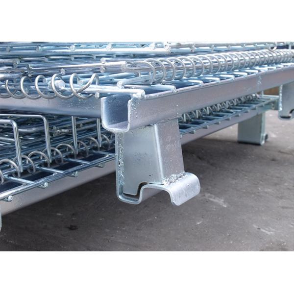 Stainless Steel Wire Mesh Cage Folded Collapsible Wire Mesh Containers Heavy Duty