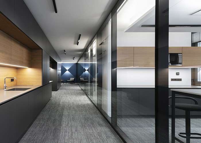 46db Sound Reduction Double Glazed Partition System Interior Glass Partitions