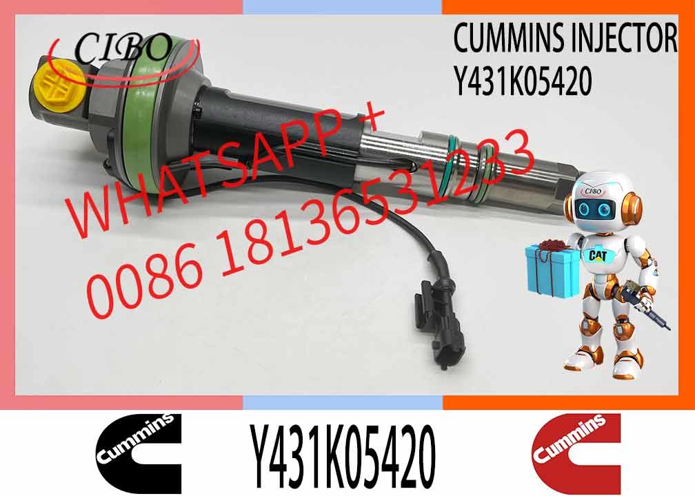 Fuel Injector Assembly Y431K05429 Y431KO5205 Y431K05420 Y431KO5417 F00BLOJ017For Qsk19 Engine