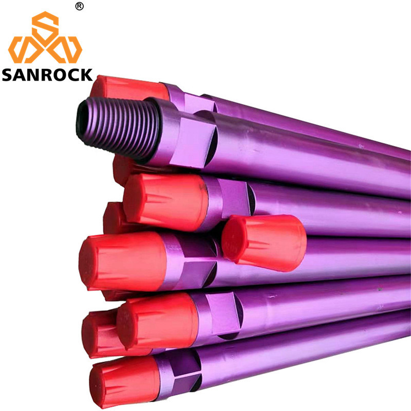 89mm DTH Drill Pipe Wear Resistant Rock Drill Rod Precision Ground Drill Rod