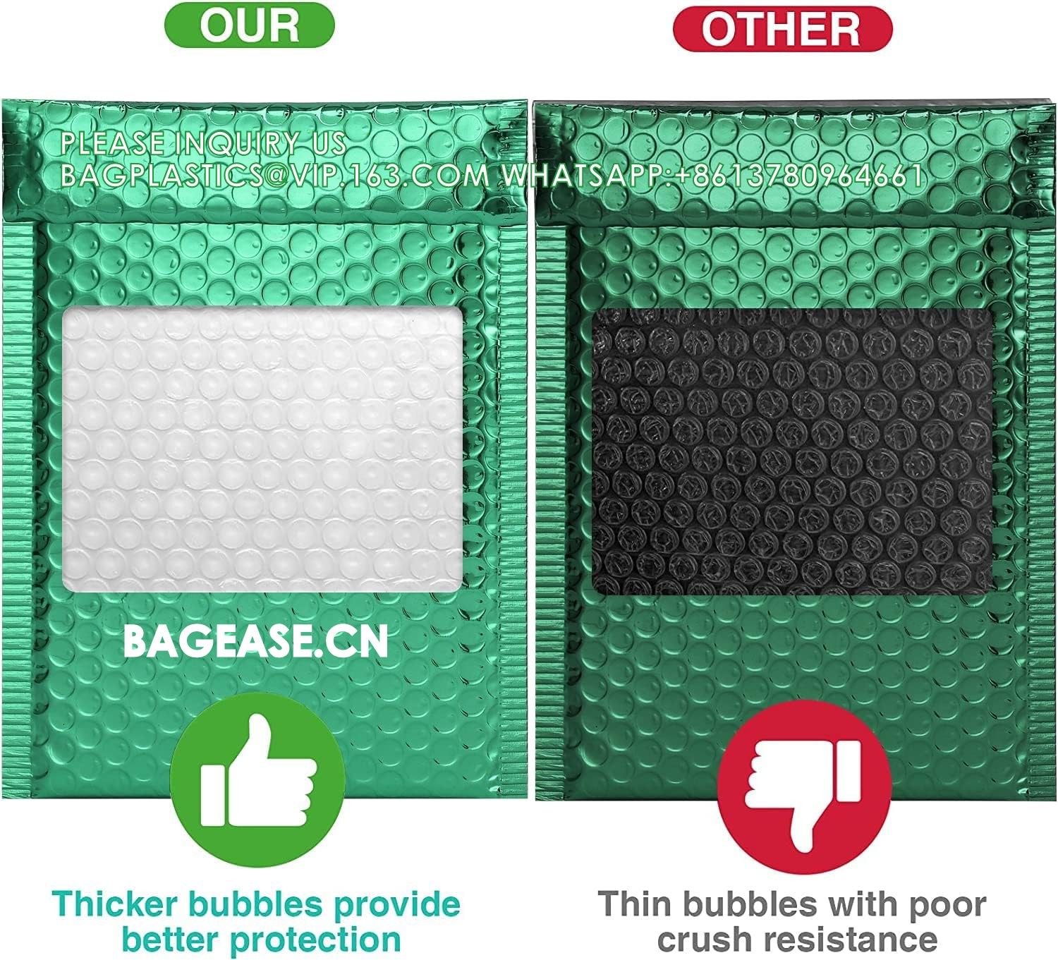 Thermal Bubble Mailer 8" X 11",Pack Insulated Mailers For Cold Shipping,Foil Mailing Envelopes,Cool Bubble Mailers