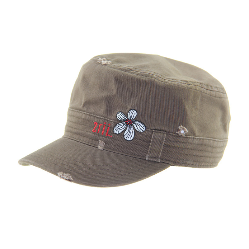 Fashionable Vintage Cotton Army Cap Adjustable Embroidered Military Hats