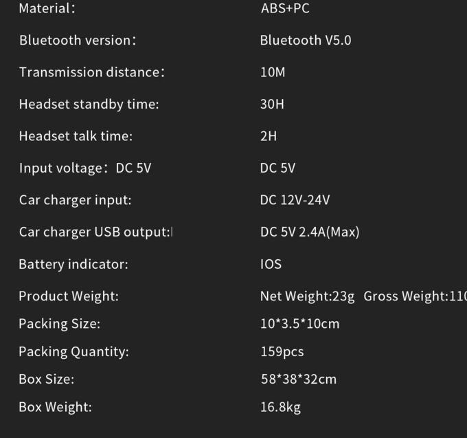 5V 2.4A Fast Car Phone Charger Adapter With Earphone