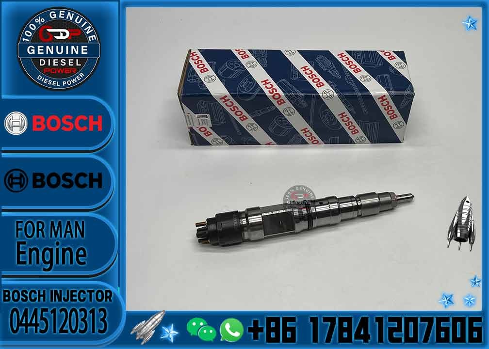 High Quality Common Rail Injector 0445120313 51.10100-6154 51.10100-6184 0445120355 for Diesel Nozzle Assembly