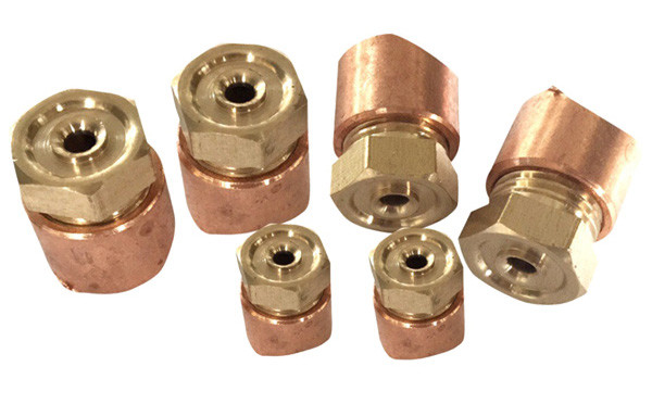 Copper Brass Machine Spare Parts Steam Water Pipe Atomizing Nozzle