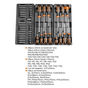 Versatile Equipments Chest Tool Set Hardware 163pcs Tools