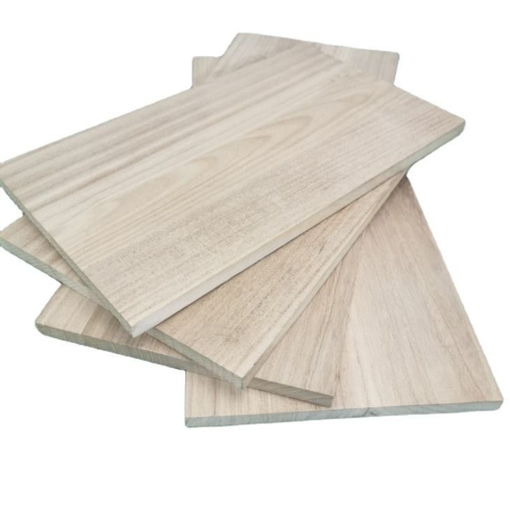 Eco Friendly Paulownia Wood Planks Softwood Furniture Board Lumber Sheet
