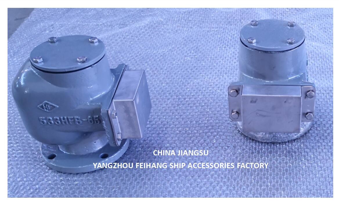 NO.533HFB-50A AIR VENT HEAD FOR SOUNDER ROOM-533HFB-65A AIR PIPE HEAD WITH SUS 316L FLOATING DISC