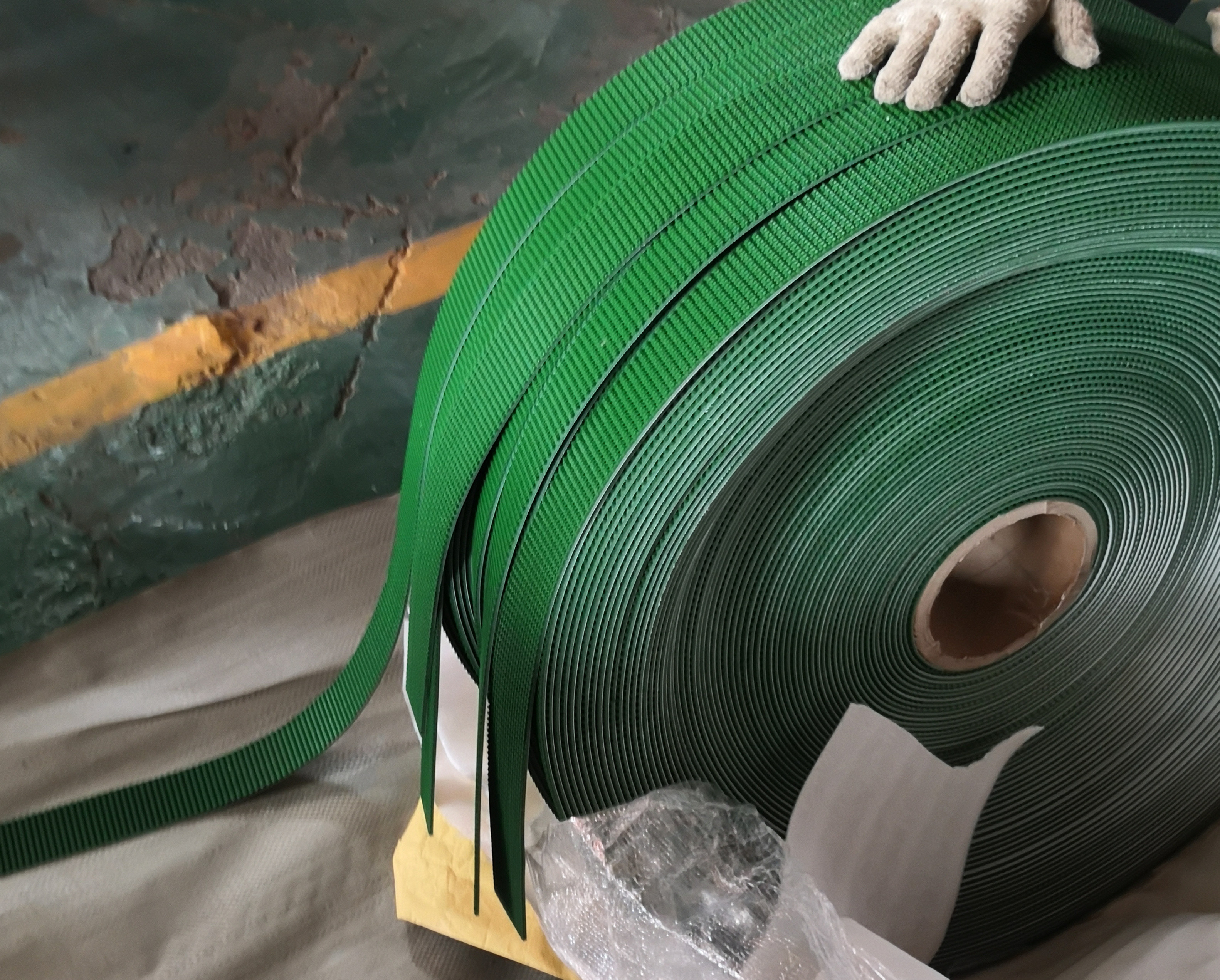 ODM Polyvinyl Chloride Conveyor Belt For Logistics