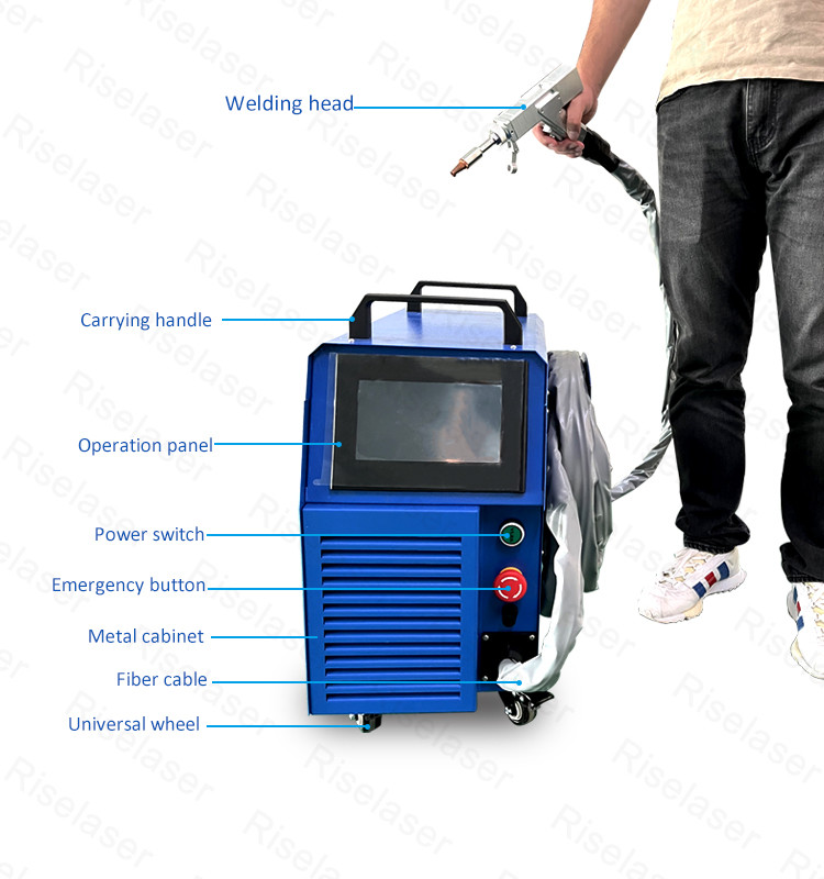35KG Air Cooling Handheld Laser Welding Machine 3 In 1 Small For Metal Welding