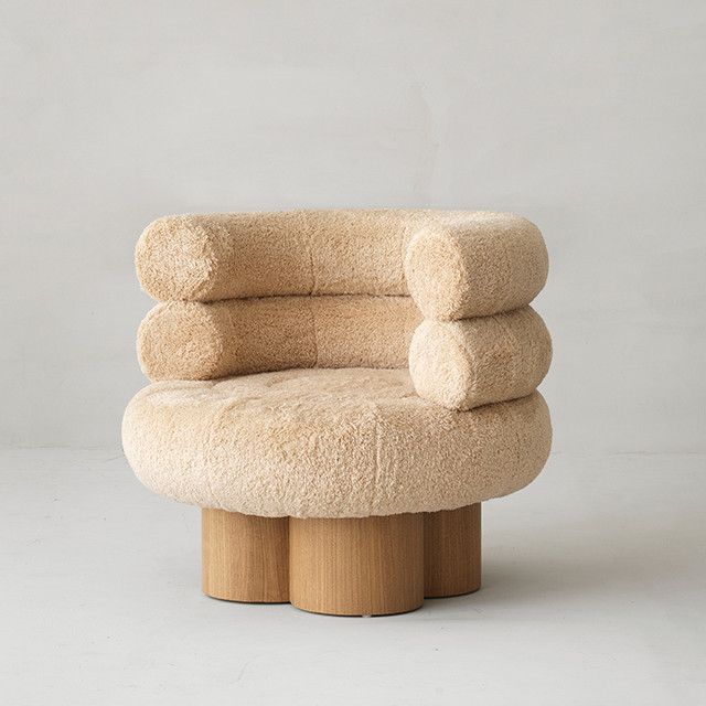 Fabric Leisure Chair Family Leisure Special Shaped Single Sofa Love Seat