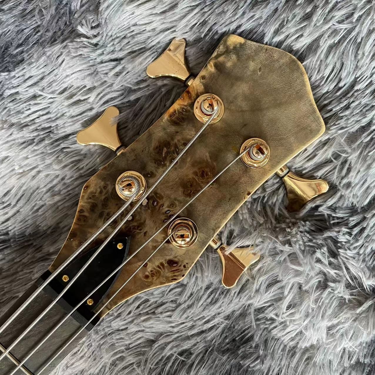 Custom Alem Grand Type 4, 5, 6 Strings Neck Through Body Electric Bass Ash Body