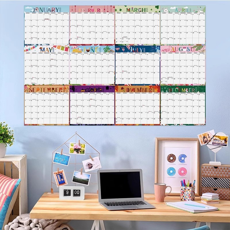 Personalization Add Personal Dates And Events to Your Custom Wall Calendar Paper End Month December