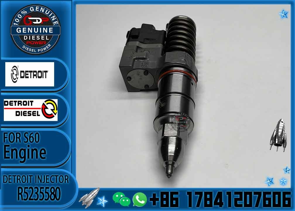 Common Rail Diesel Fuel Injector R5235580 For Detroit Series 60 S60 12.7L Diesel Engine