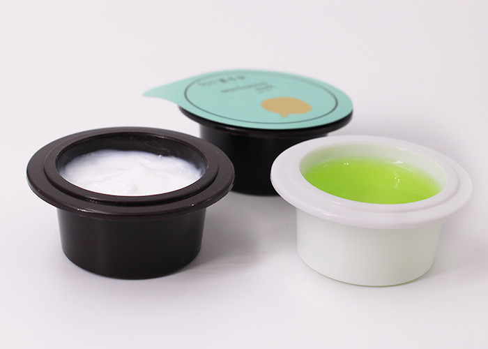 Private Label Printing Mask Pod Container With Aluminum Sealing Film Single Pack For Facial Mud Mask Clay