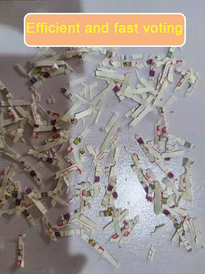 250W Ticket Eater Machine Automatic Ticket Eating Cutting Machine