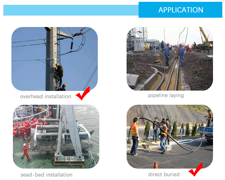 Outdoor Fiber Optic Cable 2 Core 4 Core 6 Core Single Mode G652D GYXTW