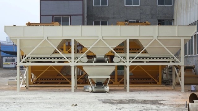Model HZS35 Stationary Fixed Concrete Batching Plant Electric Power With 35m3/H Capacity