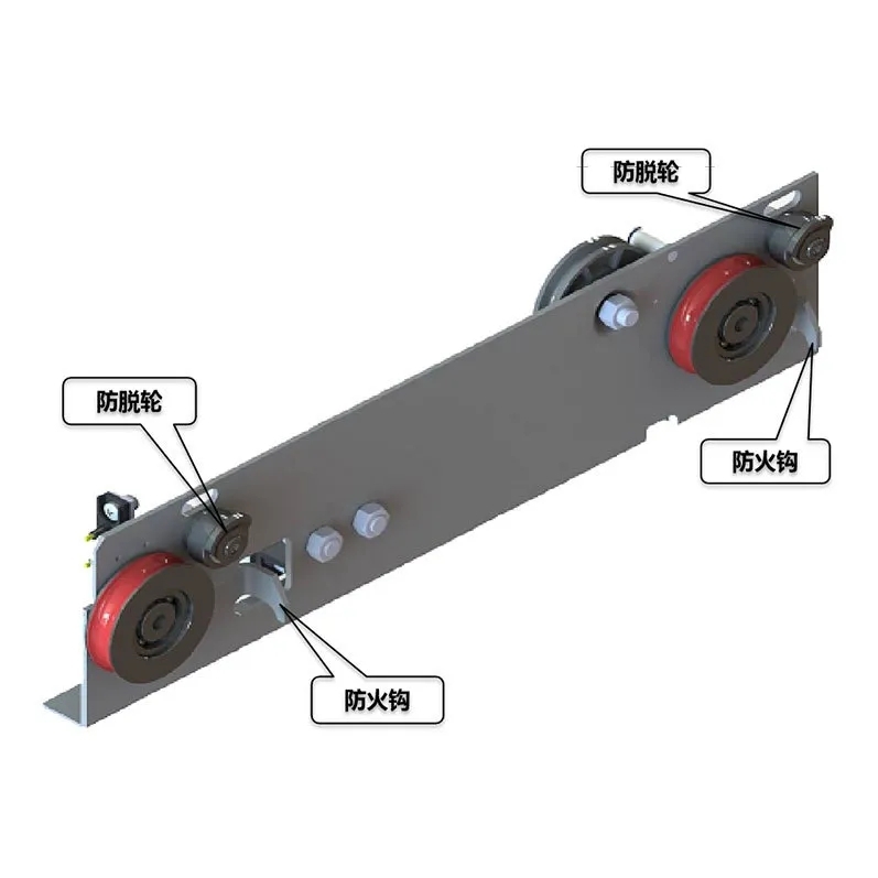 ECONOMICAL ELEVATOR LANDING DOOR WITH COMPACT STRUCTURE HALL DOOR