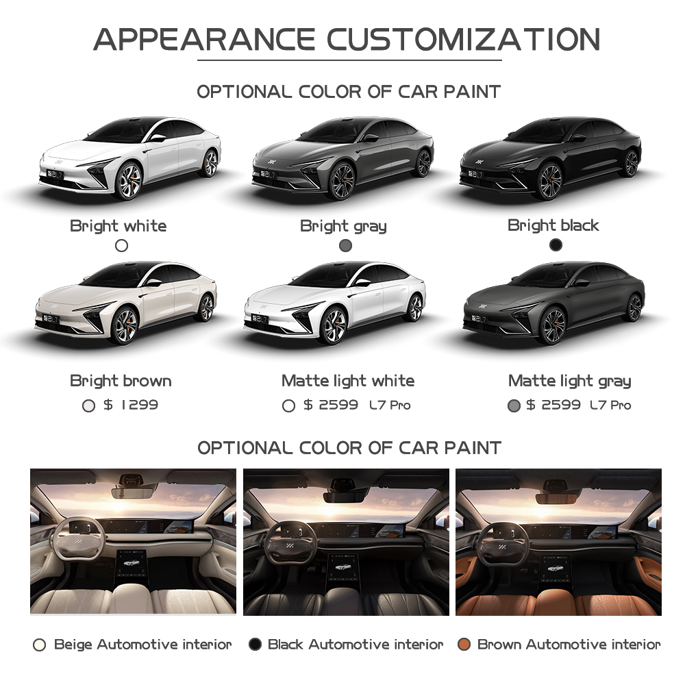 Option IM L7 Luxury Electric Car with Pure Electric Energy and YinHe Battery in the EV Category