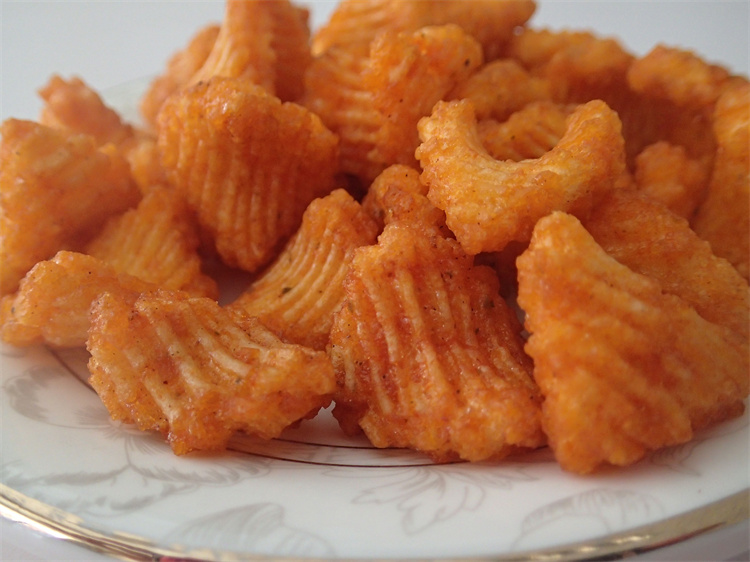 Spicy Flavor Crispy Rice Crackers BRC Certificate Chinese Glutinous Rice