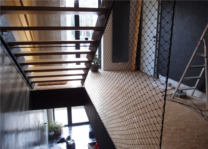316 High Grade Stainless Steel Ferrule Rope Mesh Balustrade 1.5mm 60x60mm