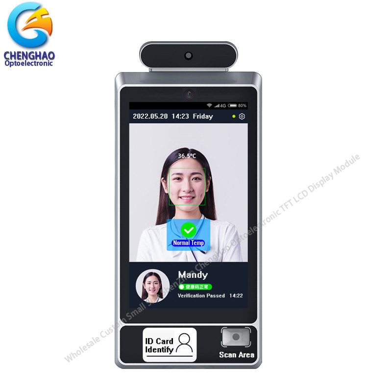 7 Inch Touchscreen Display Monitor 50 Pin 8 Bit MCU I2C TFT Capacitive Touchscreen