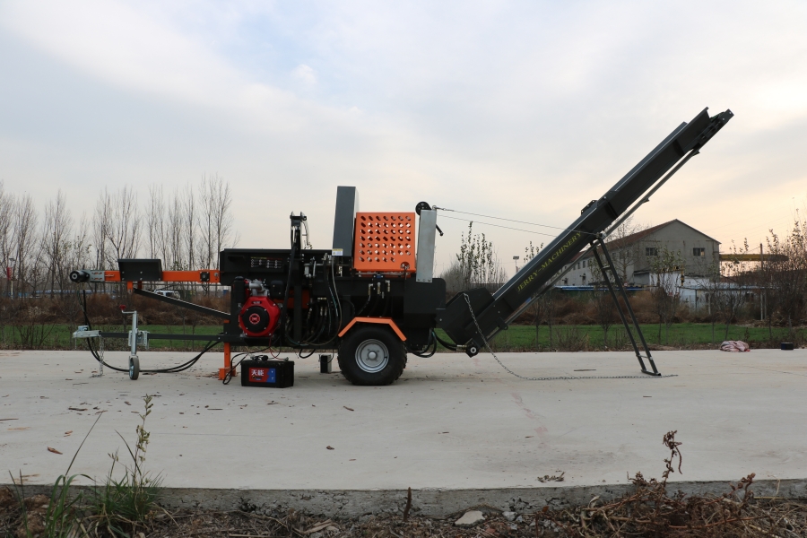 JieRui Forestry Machinery Skid Steer Log Splitter Firewood Processor for Woodworking