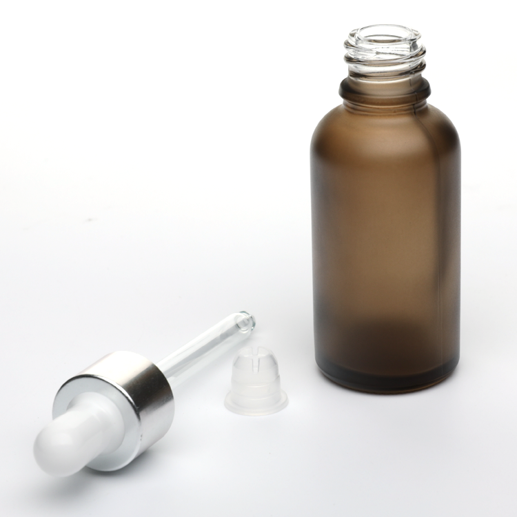 Custom 15ml 30ml 50ml 100ml Serum Dropper Bottles OEM Purple Painting