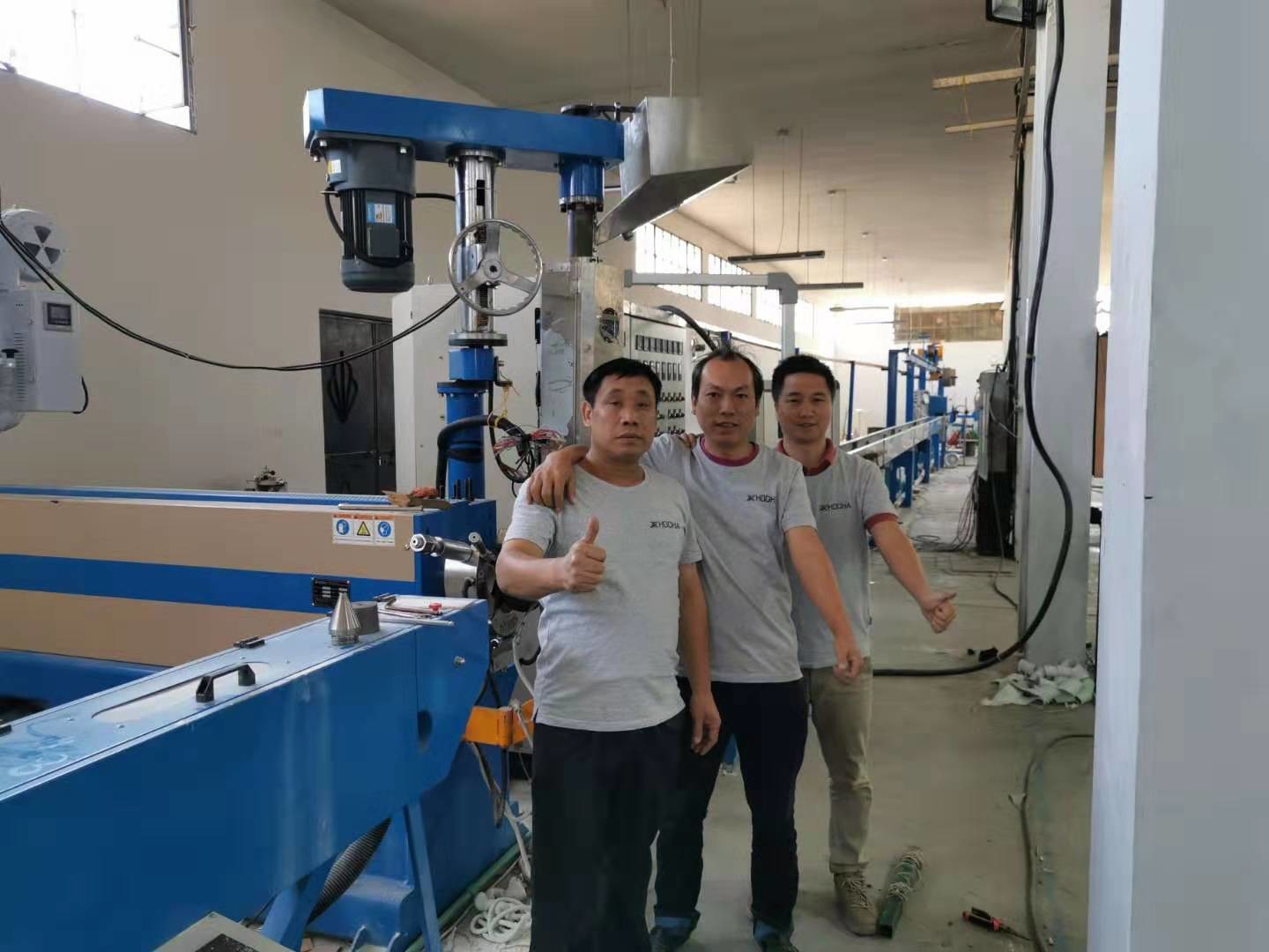 ISO 90 Mm Power Cable Extruder Machine With Capacity 250kg/hr 380V 50Hz