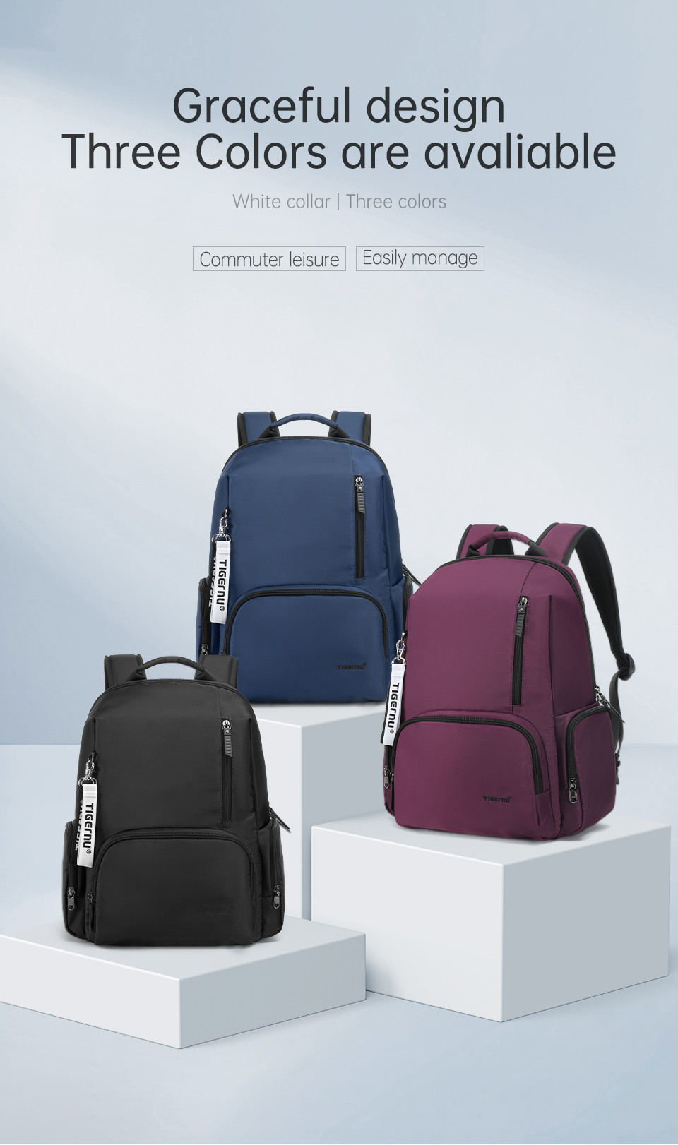 290D Oxford Travel Laptop Backpacks Mochila School Backpack For Teens
