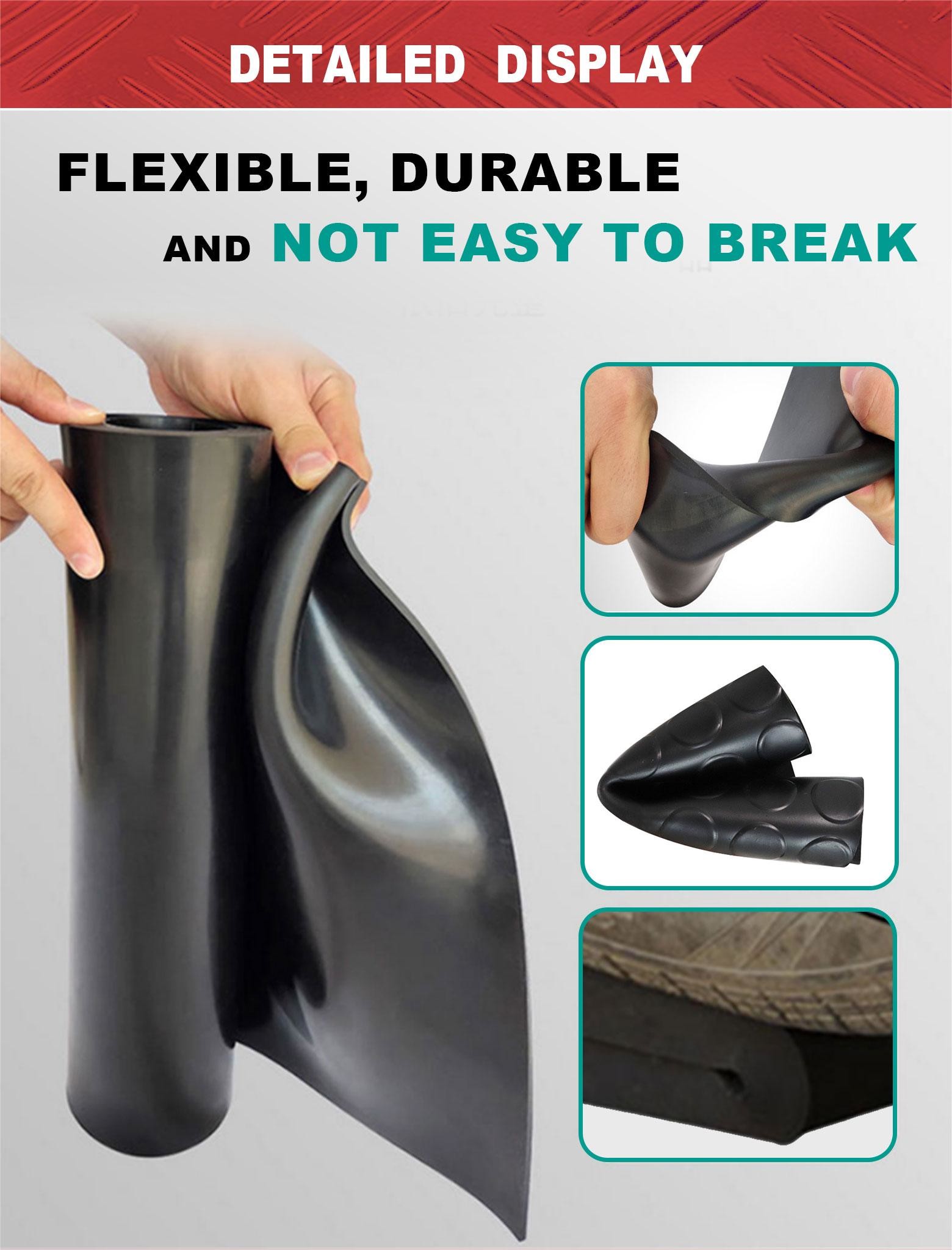 Stables Rubber Sheet With Excellent Aging Resistance And Customization Options