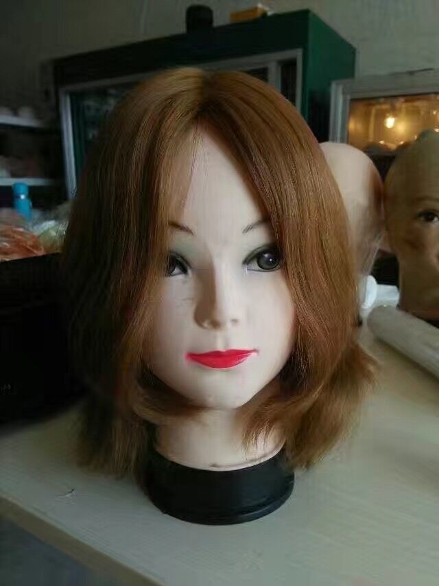 14 Inches Unprocessed Virgin European Human Hair Jewish Wigs Straight Small Layer